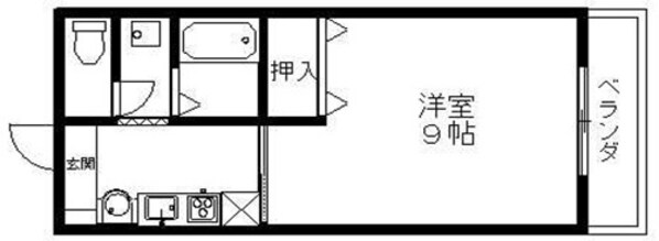 メルベーユ伊勢の物件間取画像